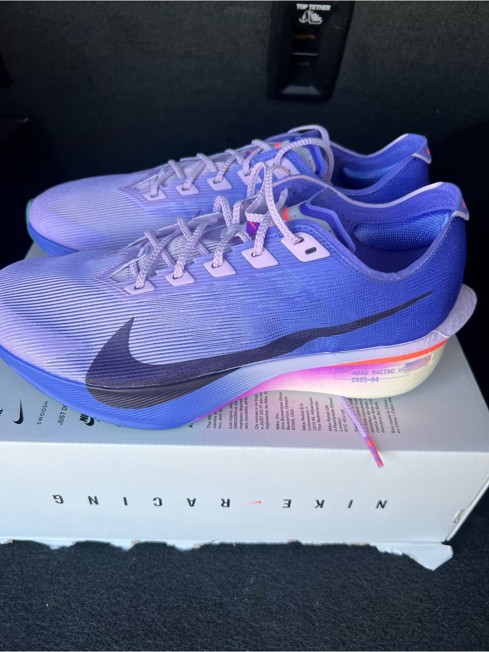 Nike Air ZoomX Vaporfly NEXT% 4 Violet Mist Purple Dynasty HF6412-503 12W/10.5M
